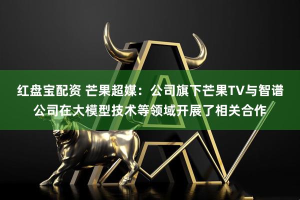 红盘宝配资 芒果超媒：公司旗下芒果TV与智谱公司在大模型技术等领域开展了相关合作